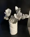 Fleur en céramique