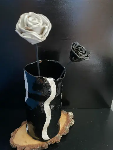 Fleur en céramique 